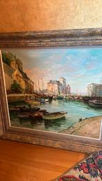 Landschapsschilderik - R Boron, Antiek en Kunst, Ophalen