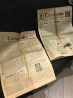 2 kranten cassandre, Verzamelen, Ophalen of Verzenden