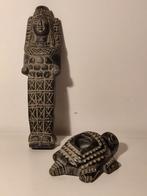 Volkskunst Egypte schildpad graftombe beelden marmer, Ophalen of Verzenden