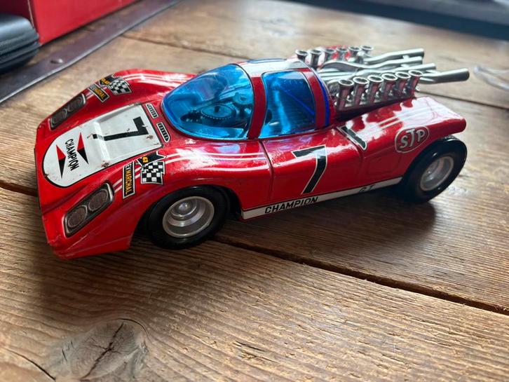 AUTO PORSCHE EN TOLE ANCIENNE VINTAGE COLLECTOR, Enfants & Bébés, Jouets | Véhicules en jouets, Utilisé, Enlèvement ou Envoi