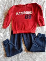 Kinder pyama, rood  blauw, maat 110 / 116, goede staat, Kinderen en Baby's, Kinderkleding | Maat 110, Zo goed als nieuw, Ophalen
