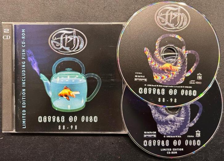 FISH - Kettle of fish 88-98 ( CD & CD-Rom ), Cd's en Dvd's, Cd's | Rock, Zo goed als nieuw, Progressive, Verzenden