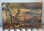 schilderij Paul Noldus, Tongeren 1898-1992, landschap, Antiek en Kunst, Ophalen of Verzenden