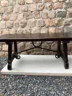 Salontafel spaanse stijl eiken tafeltje, Tuin en Terras, Tuinbanken, Ophalen, Zo goed als nieuw