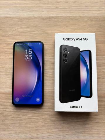 Samsung Galaxy A54 5G Nano SIM 128 Go 6,4 pouces, noir, 10 mégapixels ou plus, Enlèvement ou Envoi, Comme neuf, Sans abonnement