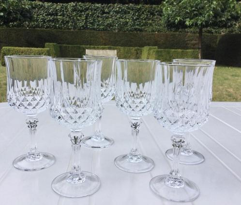 6 kristallen likeurglaasjes Cristal d’Arques Longchamp3€/set, Antiek en Kunst, Antiek | Glaswerk en Kristal, Ophalen