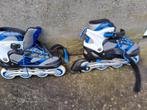 rolschaatsen blauw en wit, Sport en Fitness, Skeelers, Ophalen, Gebruikt, Heren