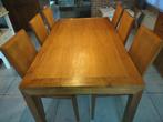 Tafel en 6 stoelen, Huis en Inrichting, Ophalen, Gebruikt, 6 tot 8 stoelen