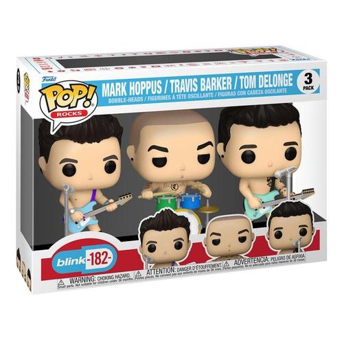 Blink 182 POP ! Figurines Rocks en vinyle, lot de 3, 4 cm, Collections, Musique, Artistes & Célébrités, Neuf, Poupée, Figurine ou Miniature