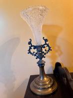 Cornet vaas met koperen voet, Ophalen of Verzenden, Koper