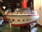 Uniek metalen Kermis Speedboot type Chris Craft - 1950s, Antiek en Kunst, Antiek | Speelgoed, Ophalen