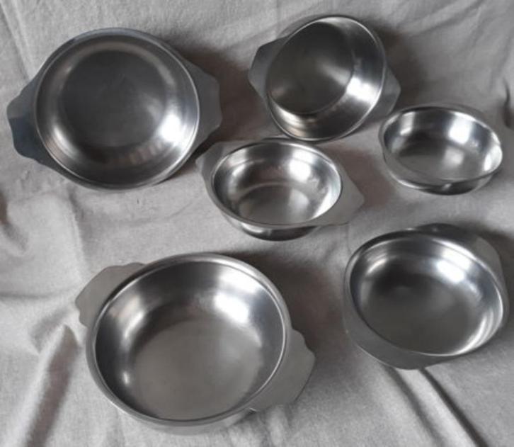 inox kommen, Huis en Inrichting, Keuken | Servies, Kom(men), Ophalen of Verzenden