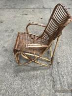 Vintage rieten stoel, Antiek en Kunst, Ophalen