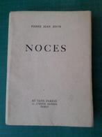 Noces (Pierre Jean Jouve) – 1928 – 154 pages, Gelezen, Europa overig, Ophalen of Verzenden, Pierre Jean Jouve