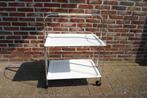 Vintage Raquer Trolly Wit Chroom, Ophalen