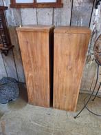 2 mooie houten zuilen gemaakt van oud sloophout, Huis en Inrichting, Ophalen of Verzenden, Zo goed als nieuw