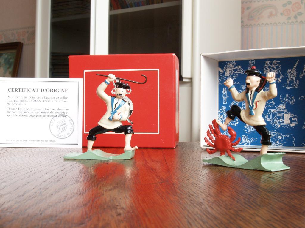 Pixi HERGÉ Tintin série N°2 LE TRESOR DE RACKHAM LE ROUGE Dupond et Dupont au Crabe