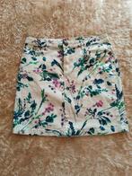 Rok met bloemenprint, Verzenden, Wit, Gedragen, Boven de knie