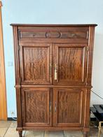 Vintage tv meubel kast hout, Antiek en Kunst, Ophalen