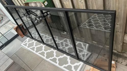 Stalen taatsdeur, Doe-het-zelf en Bouw, Deuren en Vliegenramen, Zo goed als nieuw, Binnendeur, 215 cm of meer, 80 tot 100 cm, Glas