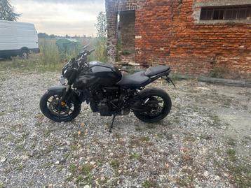YAMAHA MT07 JAAR 06/2022- RIJBEWIJS AT/54 KW  beschikbaar voor biedingen