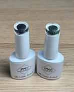 2 nieuwe flesjes gelpolish van PNS, Nieuw, Ophalen of Verzenden, Groen, Handen en Nagels