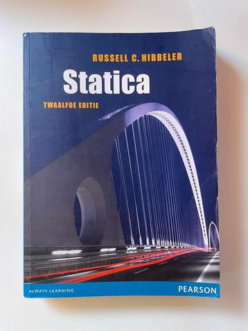 Handboek Russel C. Hibbeler: Statica 12e editie beschikbaar voor biedingen