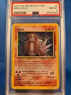 Entei 6/64 - Neo Revelation (PSA 8), Hobby en Vrije tijd, Verzamelkaartspellen | Pokémon, Verzenden, Gebruikt