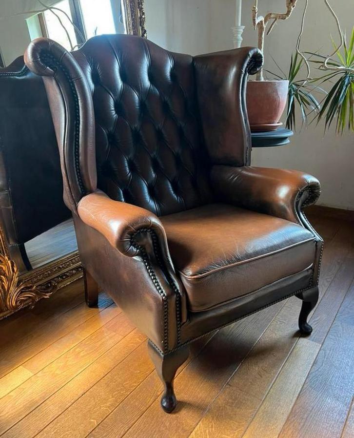 Chesterfield oor fauteuil, Maison & Meubles, Fauteuils, Enlèvement