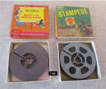 2 Originele oude 8mm Filmrollen beschikbaar voor biedingen