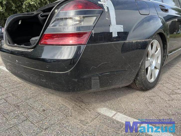 MERCEDES S KLASSE W221 ZWART C197 achterbumper 2005-2012, Auto-onderdelen, Carrosserie, Bumper, Mercedes-Benz, Achter, Gebruikt