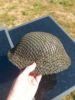 Britse Helm WO2,  origineel, Verzamelen, Militaria | Tweede Wereldoorlog, Ophalen of Verzenden