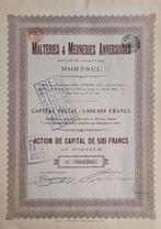 Malteries & Meuneries Anversoises - Mortsel - 1925 - action, Ophalen of Verzenden