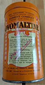 Early vintage blik Ovomaltine, Verzamelen, Blikken, Ophalen of Verzenden, Gebruikt, Overige, Overige merken