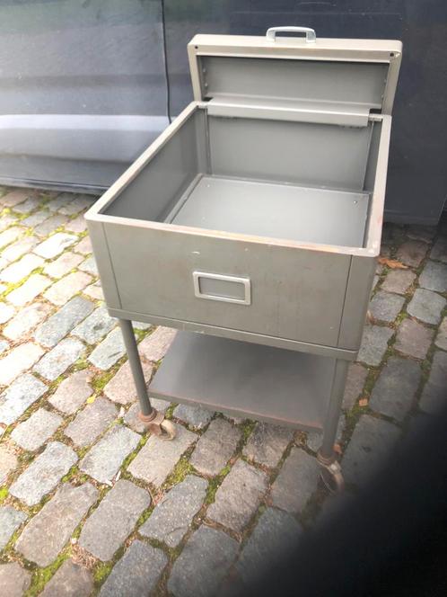 mancave vintage industrial trolley bar, Antiek en Kunst, Curiosa en Brocante, Ophalen