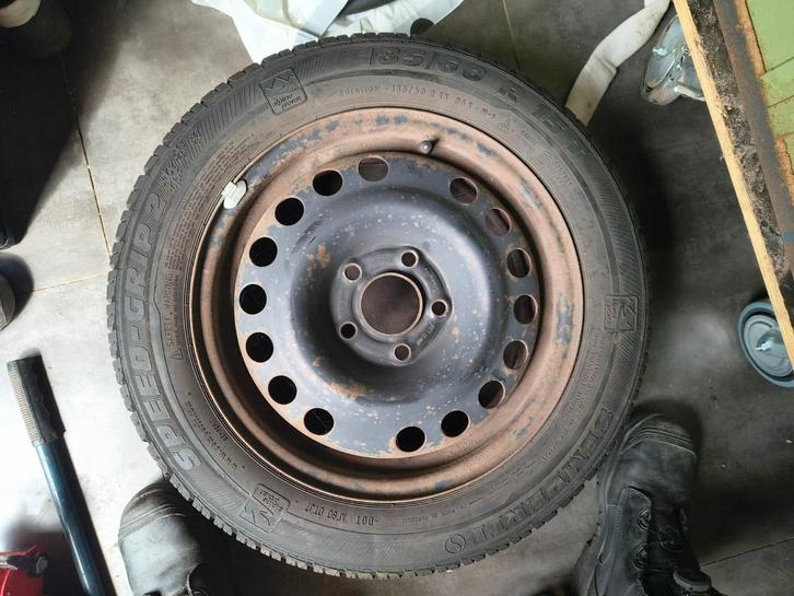 4 stalen velgen 6JX15 ET49 H2, Auto-onderdelen, Banden en Velgen, Band(en), 15 inch, Gebruikt, Ophalen