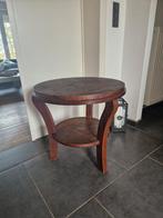 houten bijzettafeltje 66cm hoog en 66cm diam., Ophalen, Gebruikt