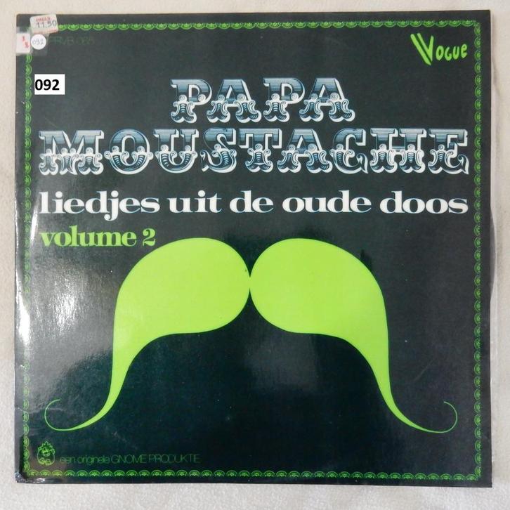 kn0567 : 2x LP van papa Moustache  Allemaal als nieuw, Cd's en Dvd's, Vinyl | Overige Vinyl, Zo goed als nieuw, 12 inch, Ophalen of Verzenden