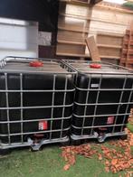 Les contenants Ibc noirs, de 1000 l, proviennent de l'alimen, Enlèvement