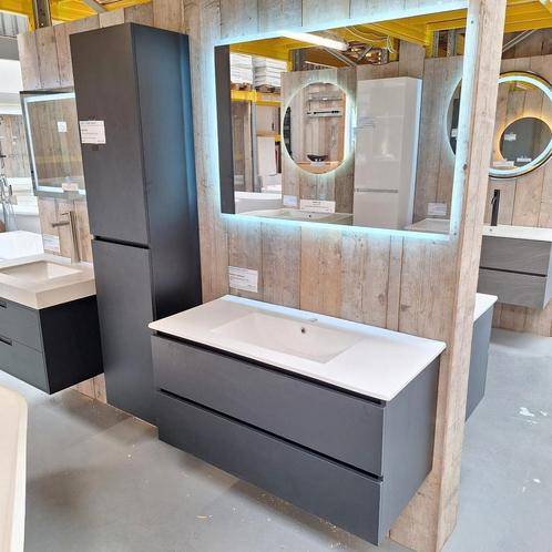 MAT ZWART Badkamermeubel Kode 100 soft close, Huis en Inrichting, Woonaccessoires | Overige, Nieuw, Ophalen of Verzenden