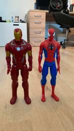 Spiderman en ironman speelfiguur, Enfants & Bébés, Jouets | Figurines, Comme neuf, Enlèvement