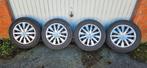 Michelin banden op velg. Profiel 6mm., Auto-onderdelen, Gebruikt, 16 inch, Banden en Velgen, 205 mm