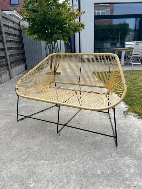Leuke catchy tuinbank voor 2 personen, Tuin en Terras, Tuinbanken, Gebruikt, Ophalen