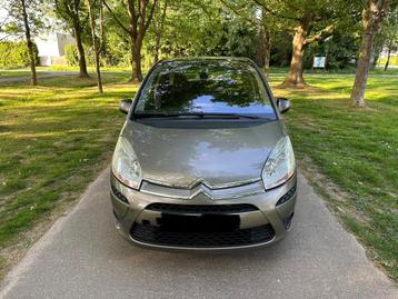 Citroen c4 picasso diesel automaat, Auto's, Citroën, Monovolume, Zwart, 4 cilinders, Bruin