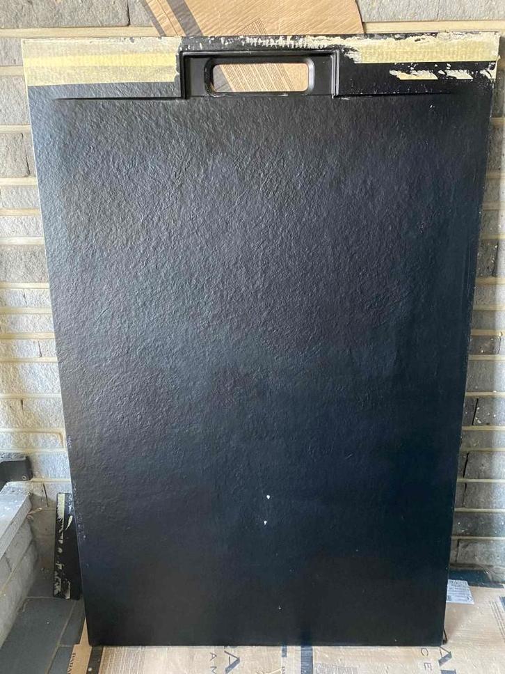 Receveur de douche - Allibert - Luna - noir - 140x90 cm, Bricolage & Construction, Sanitaire, Neuf, Douche, Pierre, Enlèvement