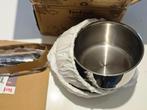 Batterie de cuisine Inox 18/10 Tefal Ingenio 4 pièces, Neuf, Inox, Enlèvement ou Envoi, Plaque céramique