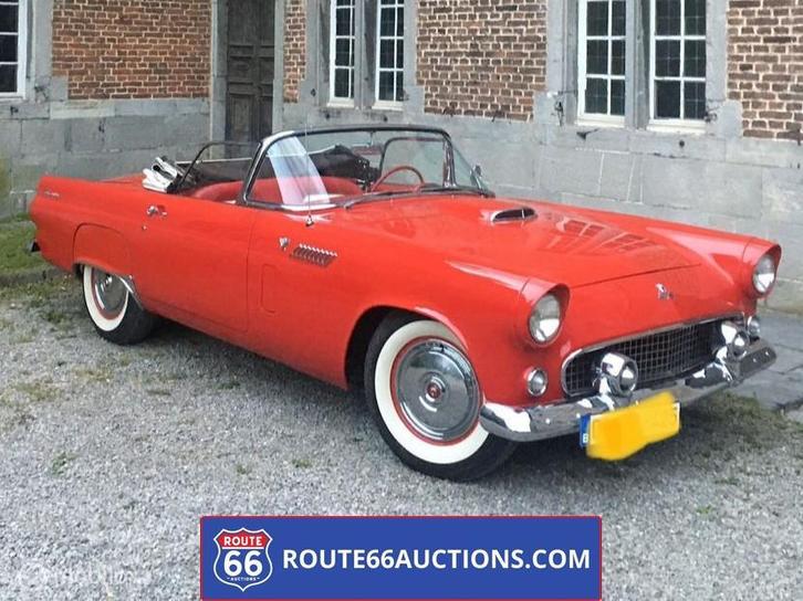 Ford Thunderbird | 1955 | Route 66 Auctions, Auto's, Oldtimers, Bedrijf, Te koop, Ford, Benzine, Overige carrosserie, Handgeschakeld