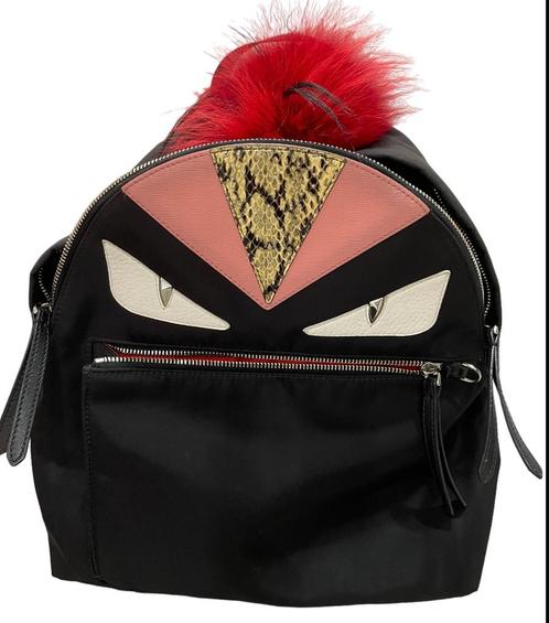 Fendi Monster Backpack, Bijoux, Sacs & Beauté, Sacs | Sacs Femme, Comme neuf, Noir