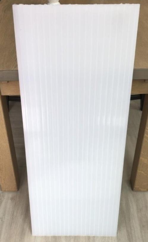 6 stuks Polycarbon kanaalplaten, opaal, Doe-het-zelf en Bouw, Platen en Panelen, Zo goed als nieuw, 20 tot 50 mm, Ophalen