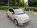 Fiat 500 1.2 benz 71000km 2012 garantie!, Auto's, Voorwielaandrijving, Stof, Beige, Handgeschakeld